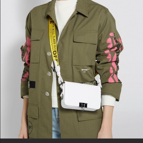 NWT OFF-WHITE MINI CROSSBODY BAG - Picture 2 of 8